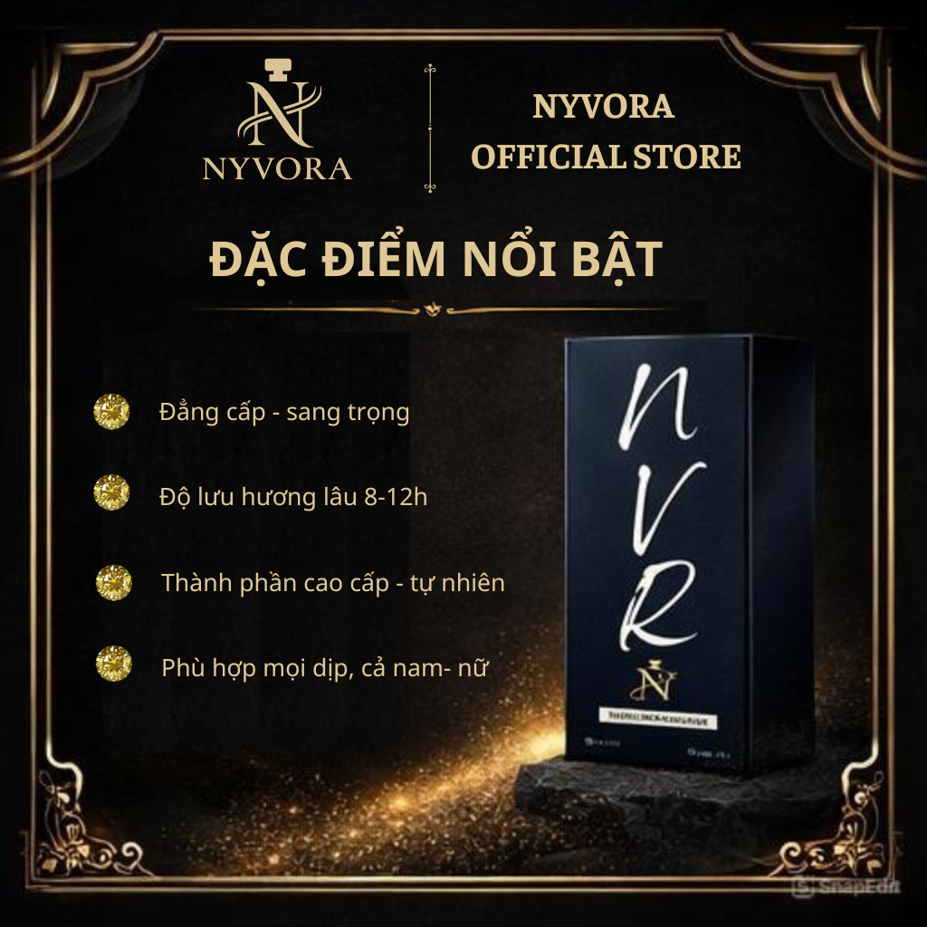 NYVORA – Midnight Empire - Nước hoa thơm 24h - Ảnh 2