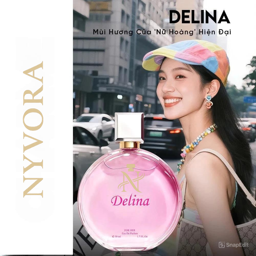 Nước hoa Nữ Nyvora Delina 50ml NVR - Thơm lâu 24h - Ảnh 5