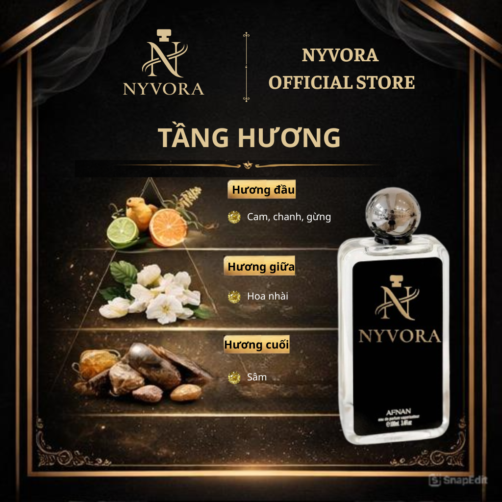 Nước hoa unisex NYVORA Low Ocean – Nước Hoa thơm - Ảnh 3
