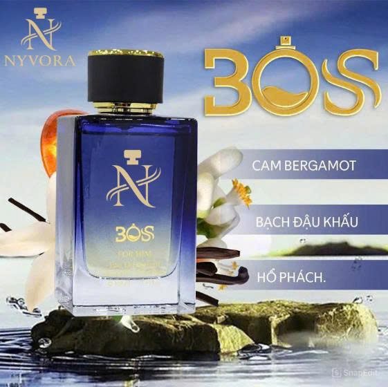 Nước hoa unisex - 30S NVR - Nước hoa thơm - Mạnh mẽ - Ảnh 2