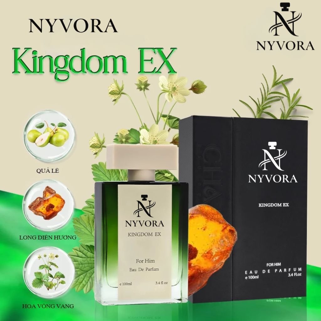 Nước Hoa Nam NYVORA Kingdom EX - Eau De Parfum 100ml - Ảnh 4