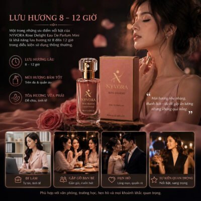 NYVORA Rose Delight Eau De Parfum Mini