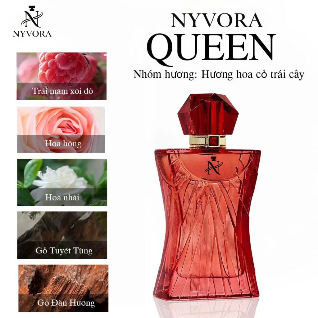 Nước Hoa Nữ NYVORA QUEEN Đẳng Cấp Quyến Rũ Và Sang Trọng - Ảnh 5