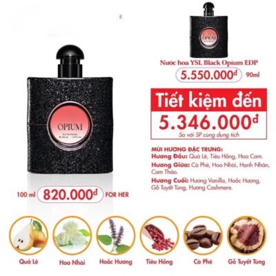 NYVORA Opium Eau De Parfum – Nước Hoa Cao Cấp Quyến Rũ & Bí Ẩn