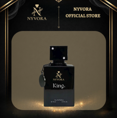 Nước hoa nam Nyvora Kings 30ml EDP chính hãng, hương gỗ nam tính, lưu hương lâu 7-12 giờ, thiết kế chai đen sang trọng.